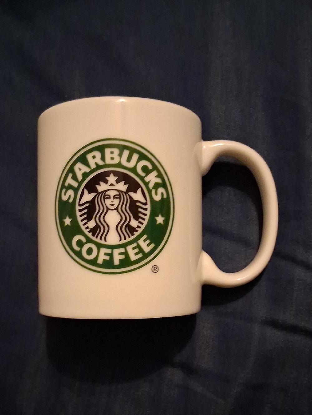 Starbucks White Ceramic Mug 9 Oz.